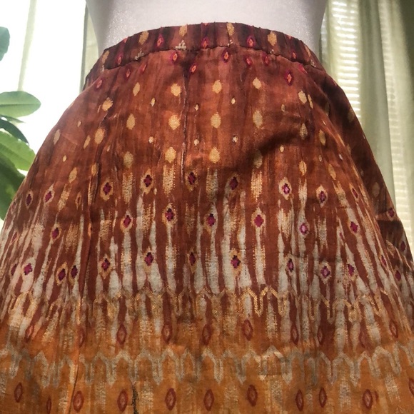 Chico’s bohemian maxi skirt size 1 - Picture 2 of 5